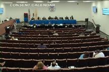 view of council from rear of the room
