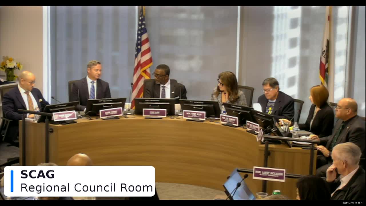 So. Calif. Assn. of Gov'ts. Bd.: 12/04/25