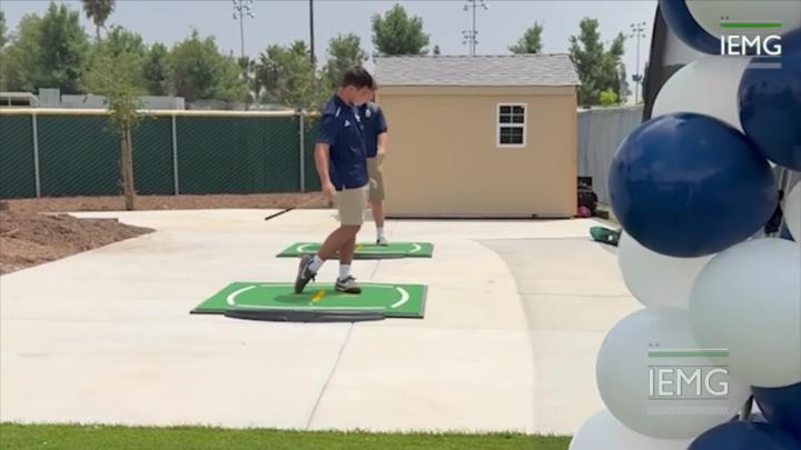 Shot of Golf Player