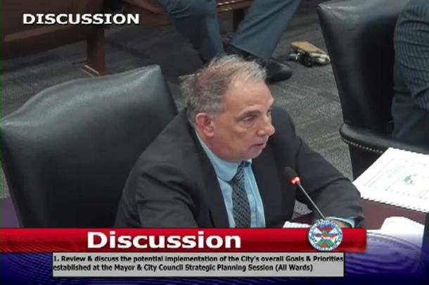 City Manager Eric Levitt Speaking